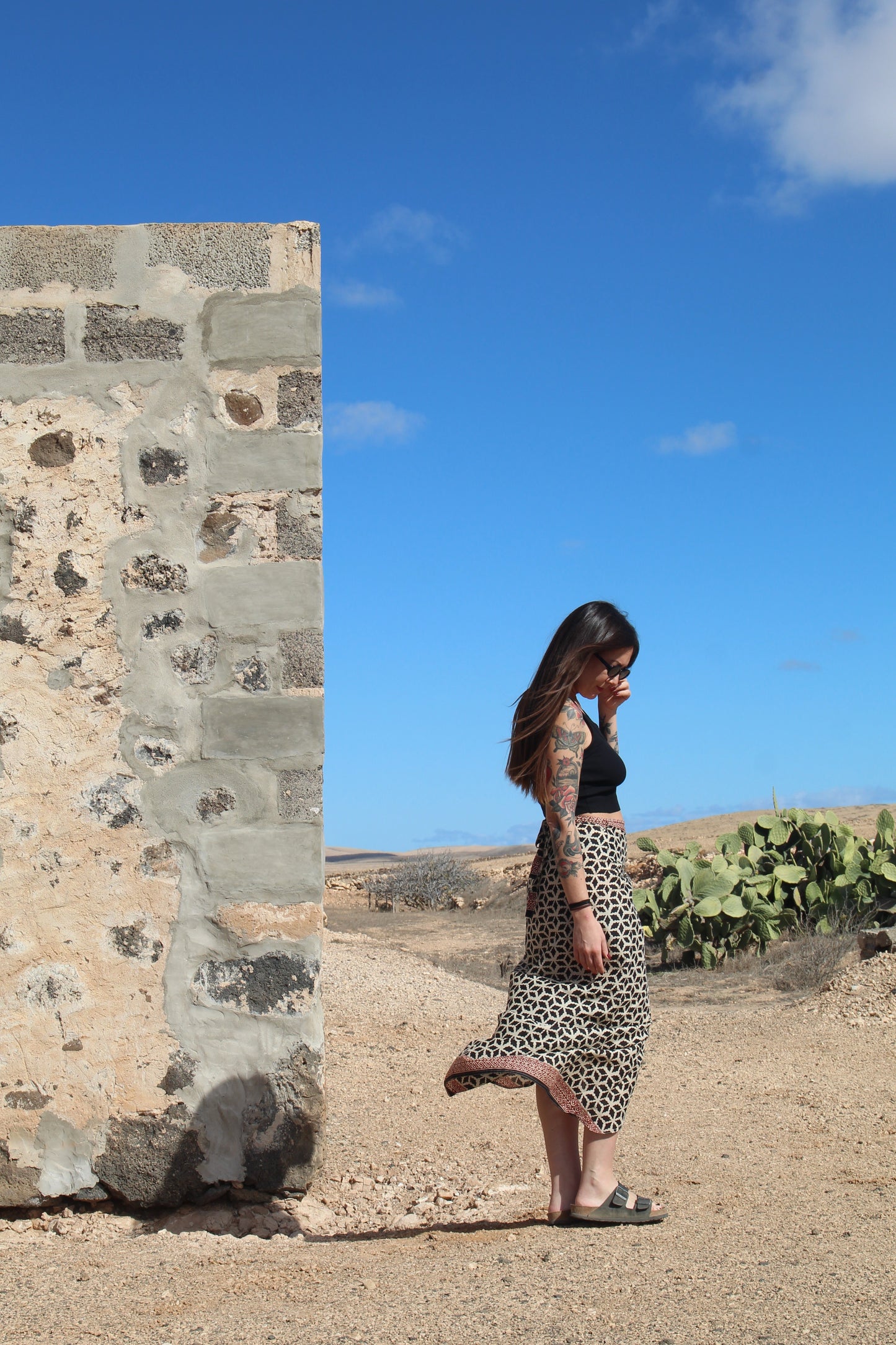 Radha wrap skirt