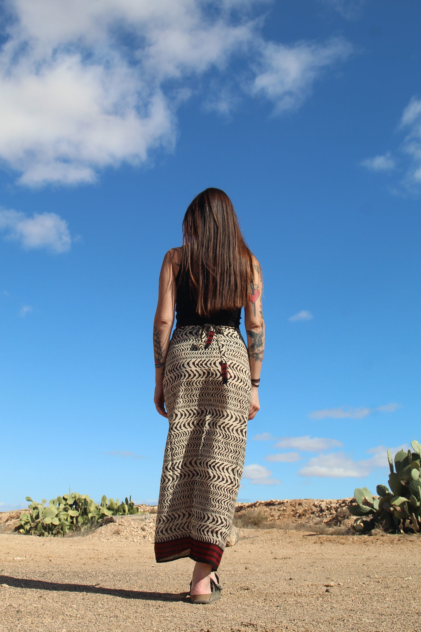 Radha wrap skirt
